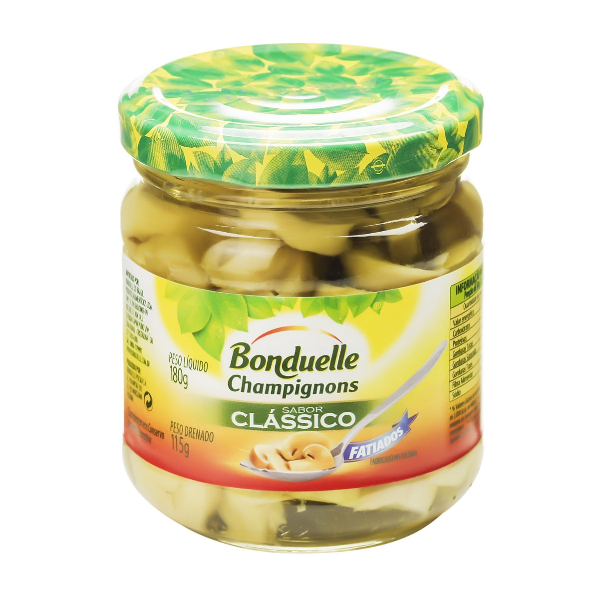 Cogumelo Champignon em Conserva Fatiado Bonduelle 180g