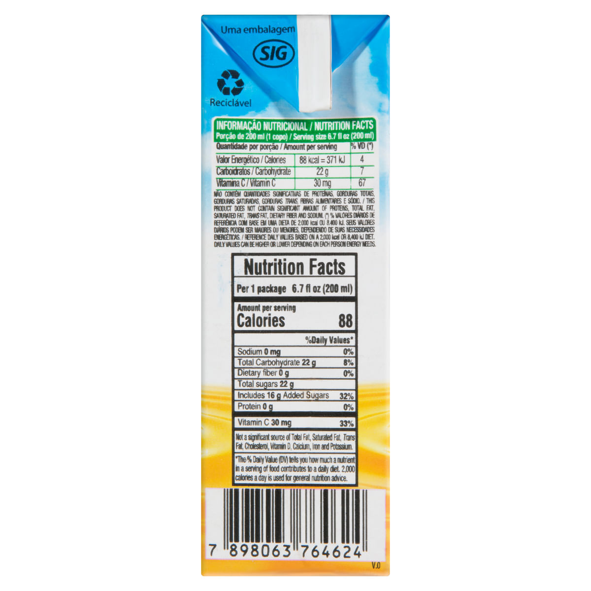 Nectar Bela Ischia Tp Laranja 200ML