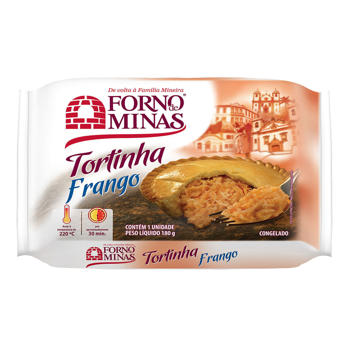 TORTA DE FRANGO FORNO DE MINAS 180G