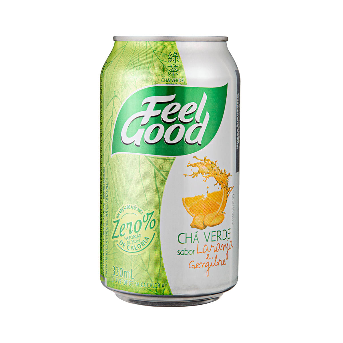 Chá Verde Sabor Laranja e Gengibre Feel Good 330 ml