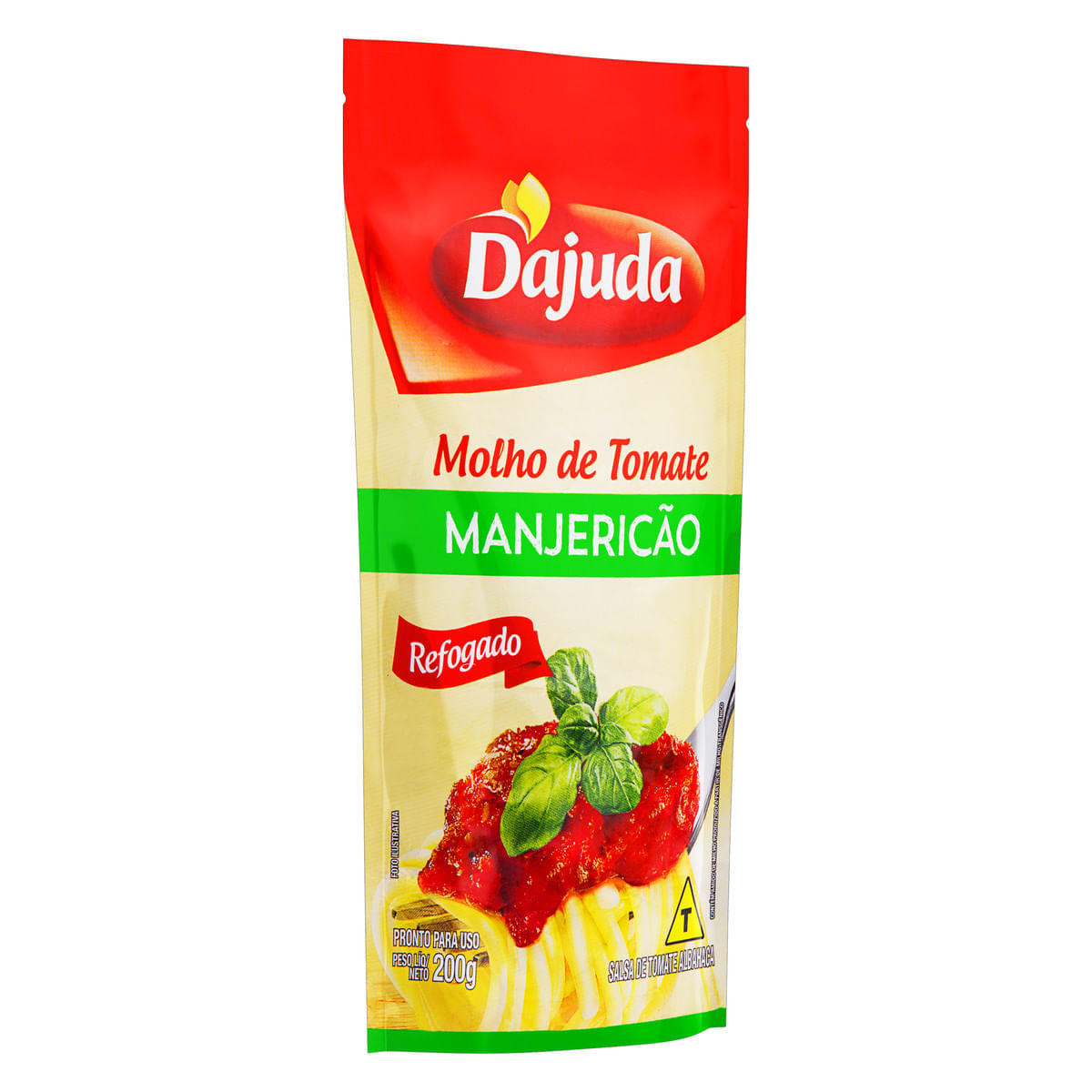 Molho De Tomate Dajuda Manjericão 200g