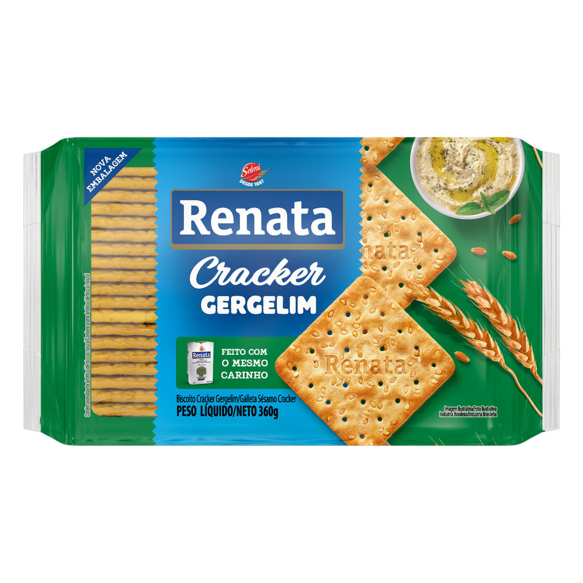 Biscoito Cream Cracker Renata Gergelin 360g