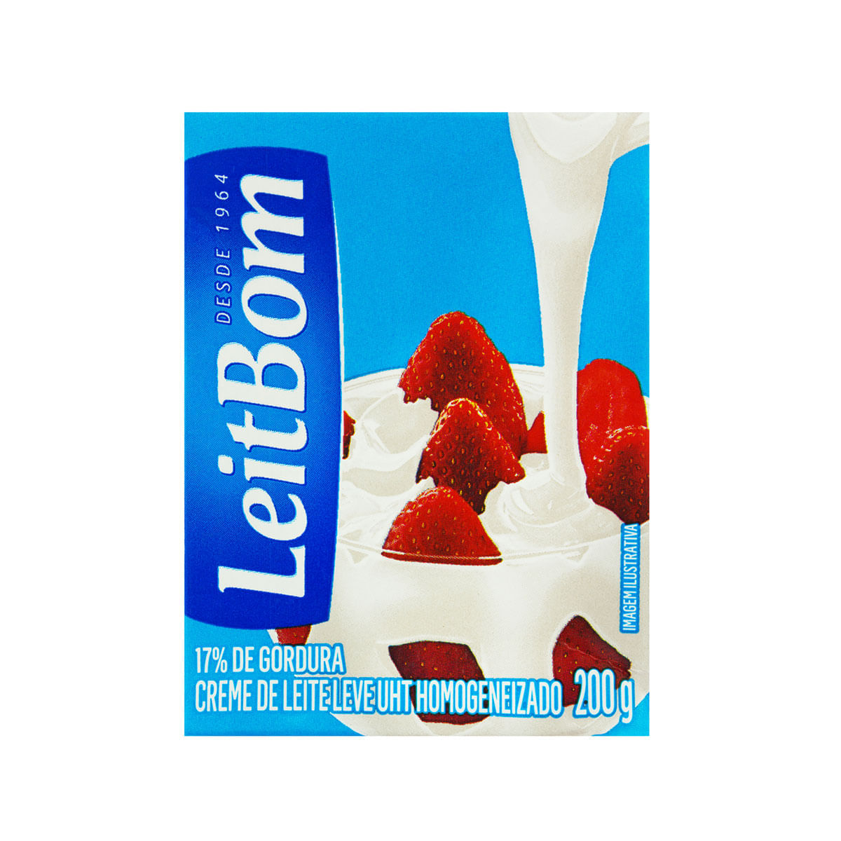 Creme de Leite UHT Leve Homogeneizado Leitbom Caixa 200g