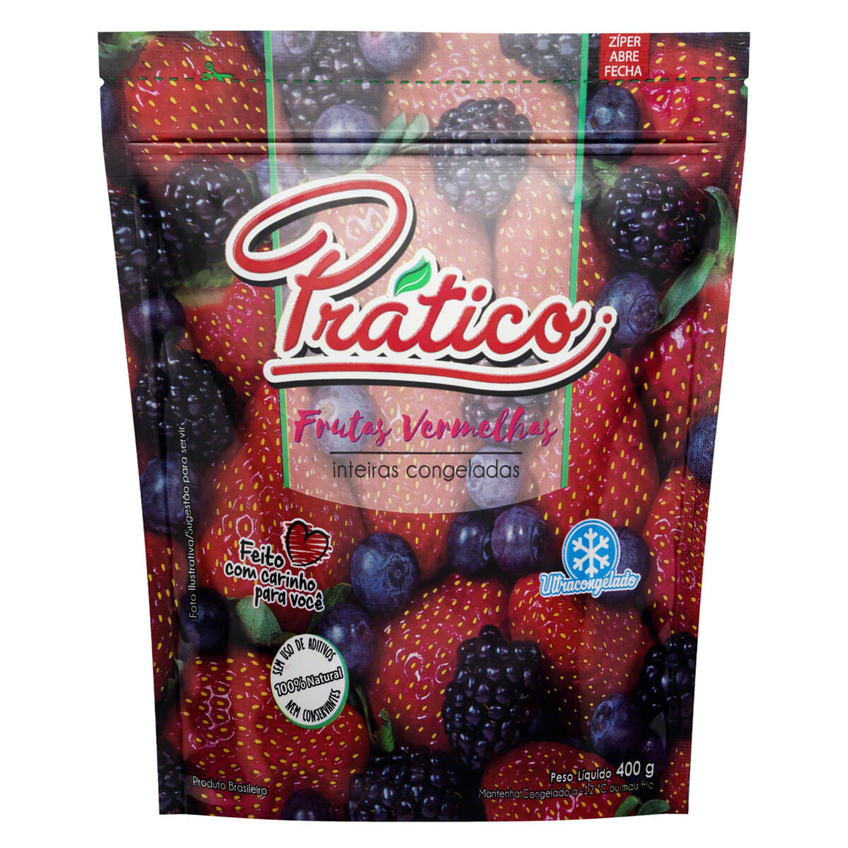 Mix de Frutas Vermelhas Congeladas Prático