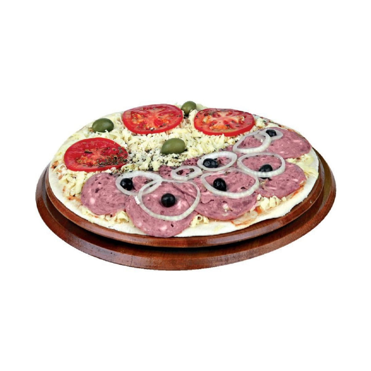 Pizza Meia Mussarela e Meia Calabresa Resfriada Carrefour 800 g