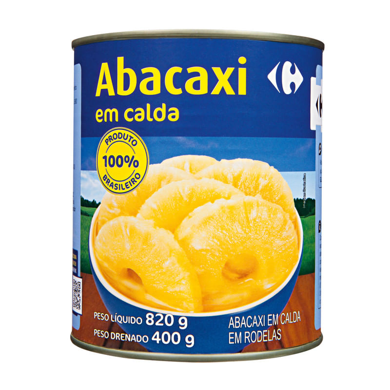 Abacaxi em Calda Carrefour 400g